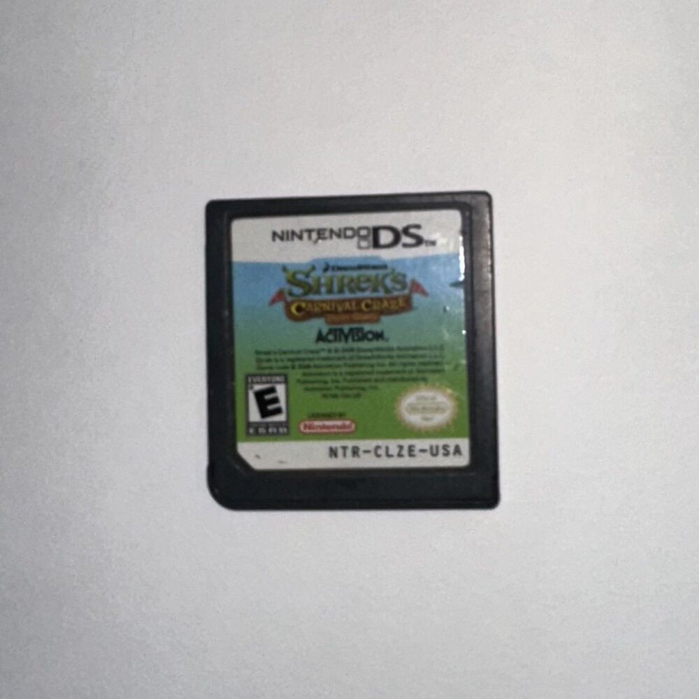 Shrek Carnival Craze Party Games Nintendo DS 2DS 3DS Cartridge Only NDS